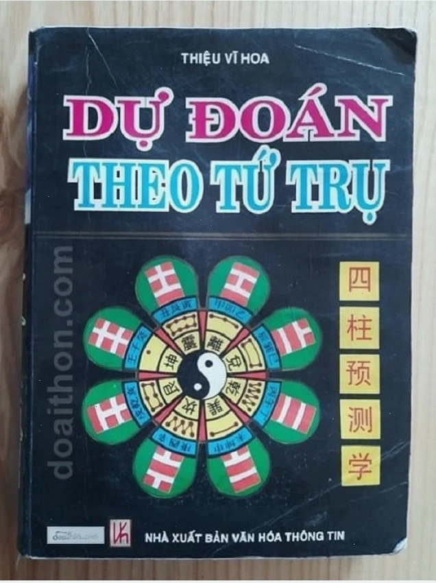 Bìa sách Dự đoán theo tứ trụ của Thiệu Vĩ Hoa