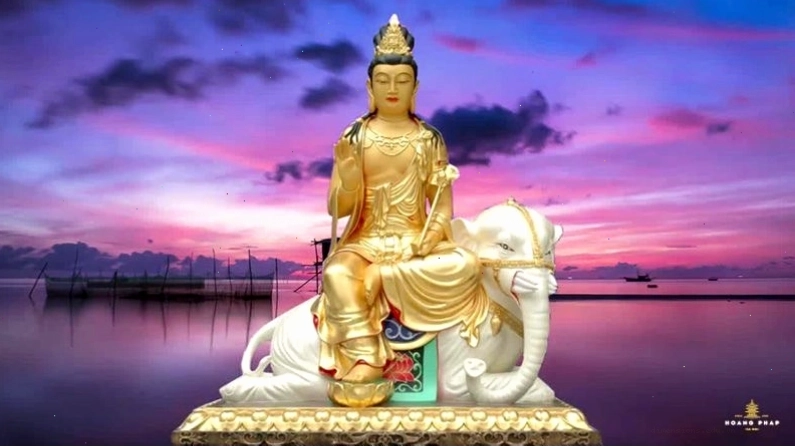Bồ Tát Phổ Hiền trên con voi trắng sáu ngà