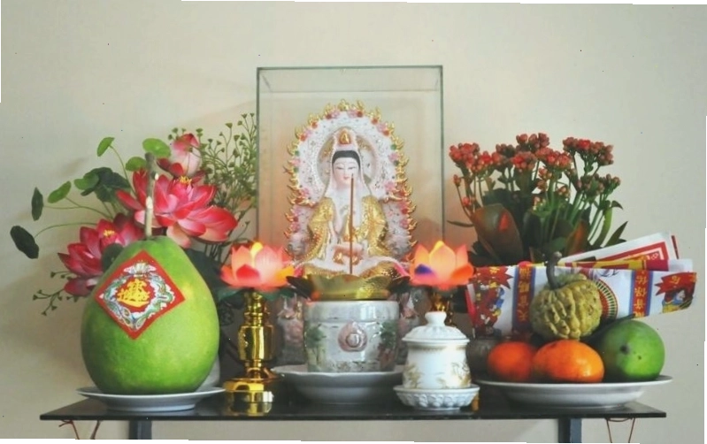 Cách bày trí tượng Phật Quan âm