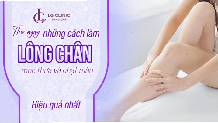 Cách làm lông chân mọc thưa và nhạt màu