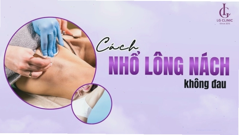 Cách nhổ lông nách không đau
