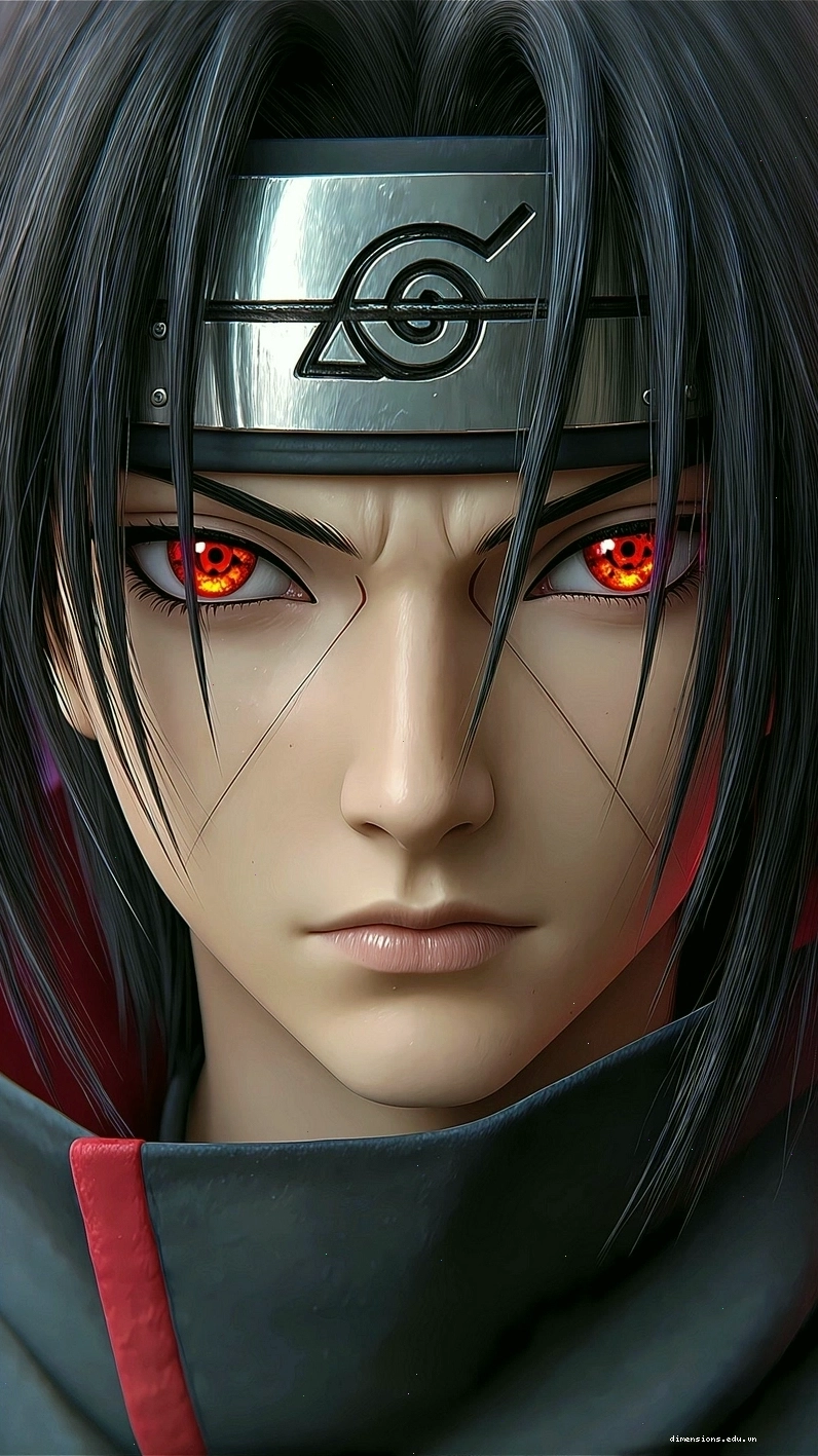 Chi tiết đôi mắt Sharingan của Itachi