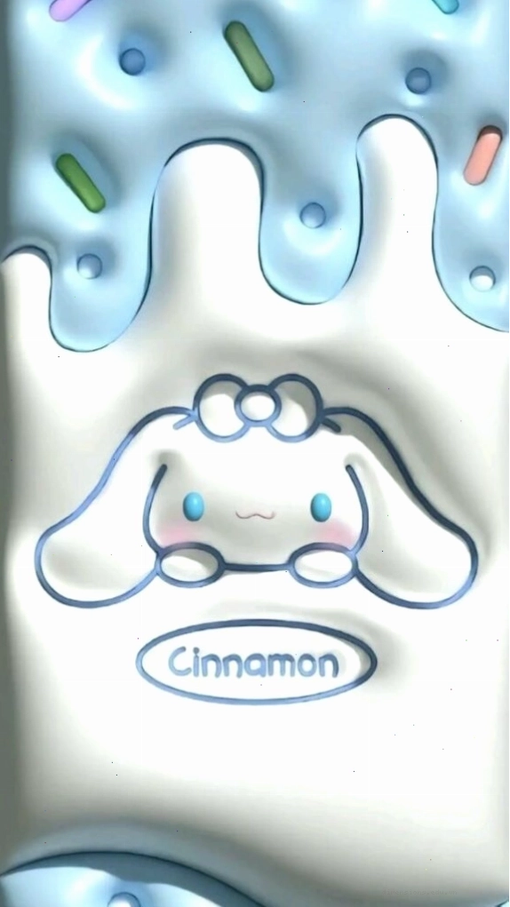 Cinnamoroll nằm trên kem tan chảy