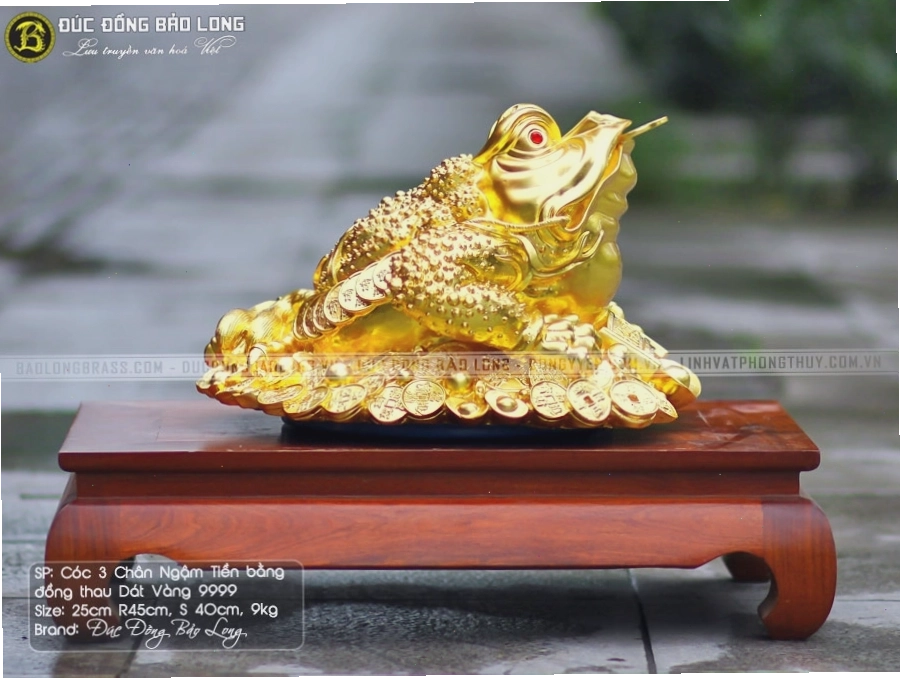Cốc ngậm tiền phong thủy
