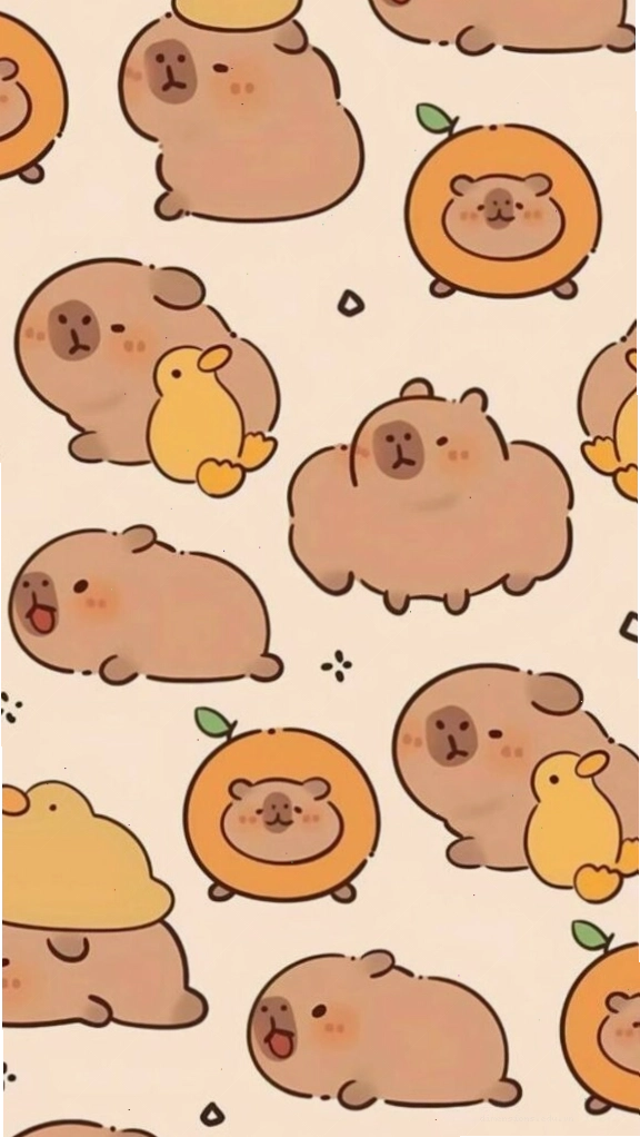 Đàn Capybara và vịt vàng, avatar vô tri ngầu anime