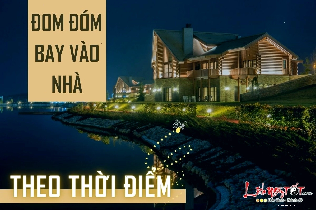 Đom đóm bay vào nhà và đậu lên người, biểu tượng của may mắn và thành công