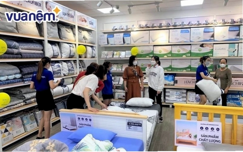 Ghé Vua Nệm mua chăn ga gối nệm chất lượng chăm sóc giấc ngủ
