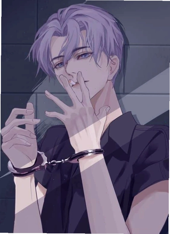 Hình ảnh anime nam hút thuốc buồn đầy chất thơ