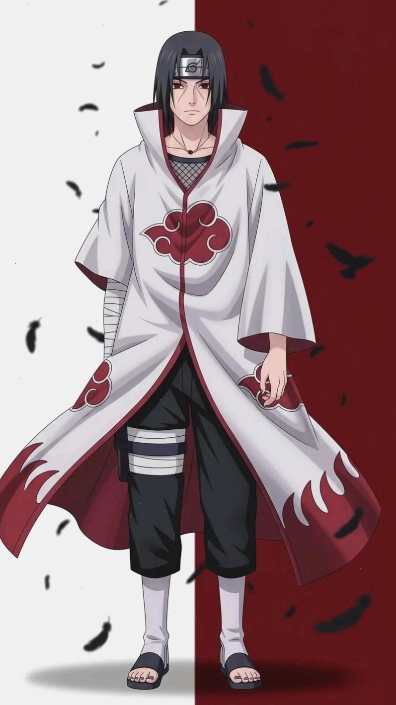 Hình ảnh Itachi Uchiha với ánh mắt sắc bén