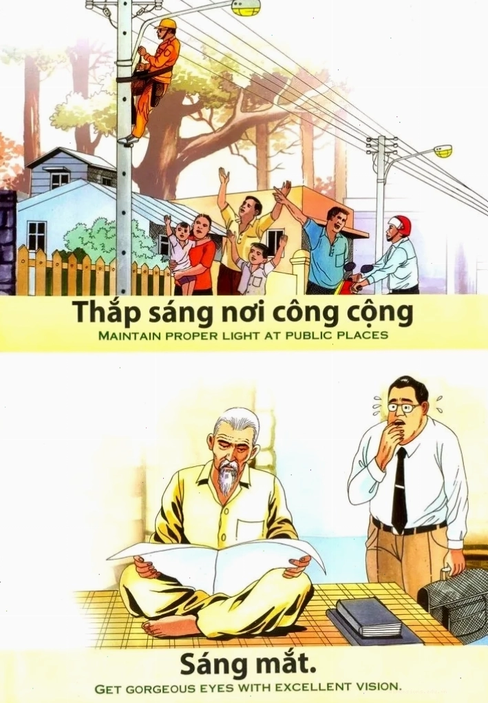 Hình ảnh minh họa các nghiệp báo khác nhau trong tranh nhân quả