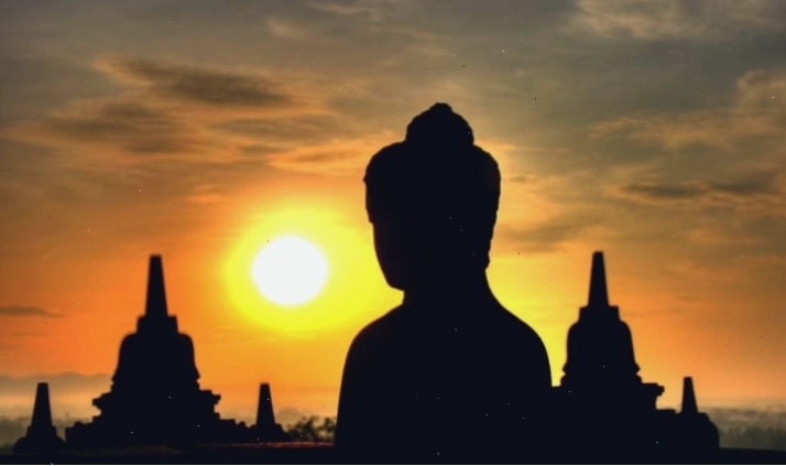 Hình ảnh minh họa về sự ra đời và nghiệp báo trong nhà Phật