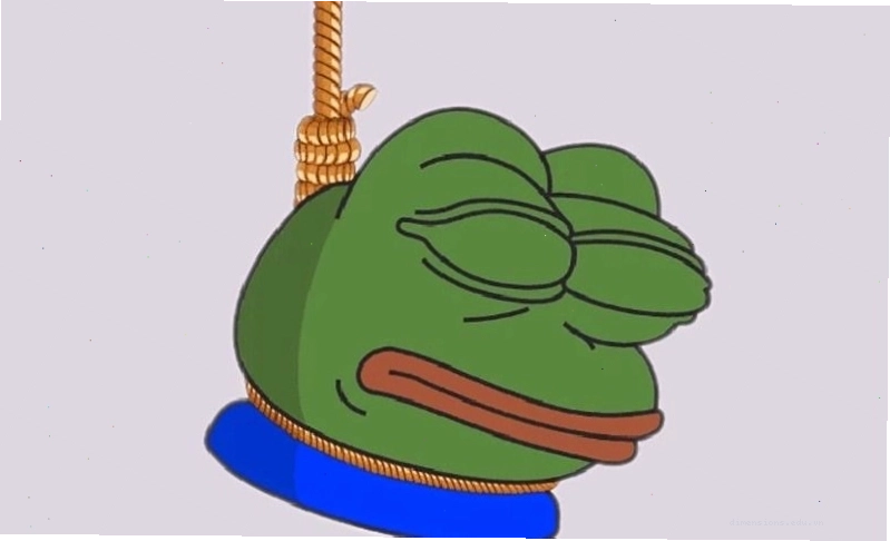 Hình ảnh Pepe the Frog với biểu cảm 'Feels good man'