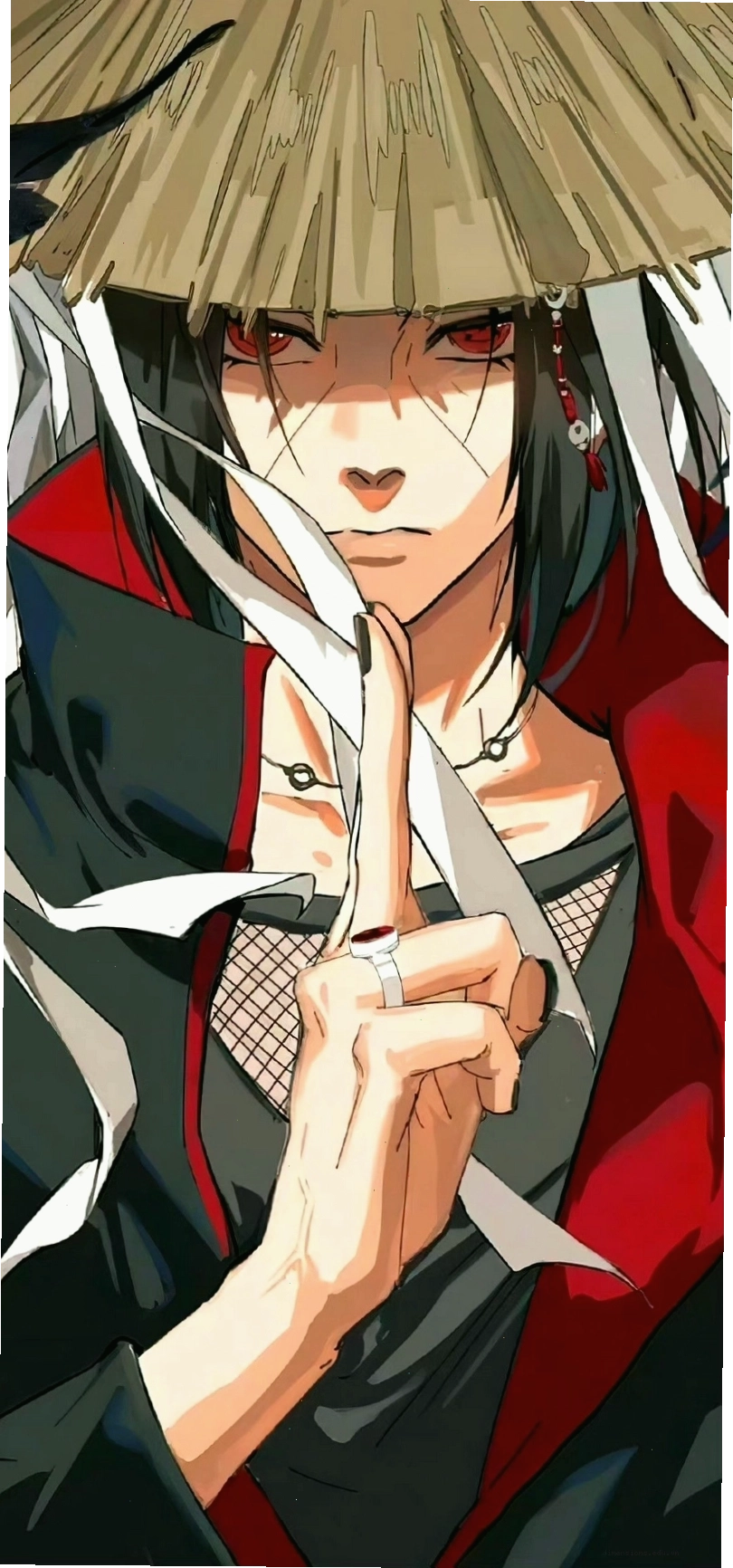 Hình nền Itachi Uchiha phong cảnh buồn