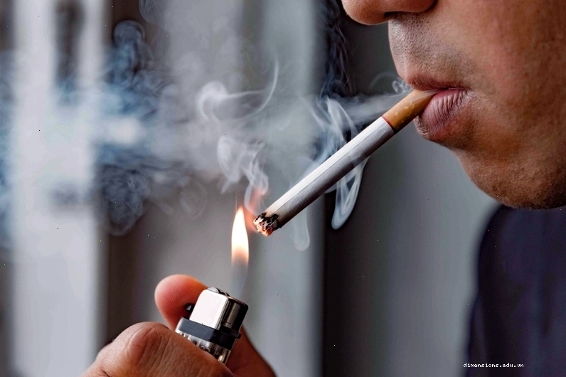 Hút thuốc lá là nguyên nhân trực tiếp gây ra quầng thâm và bọng mắt