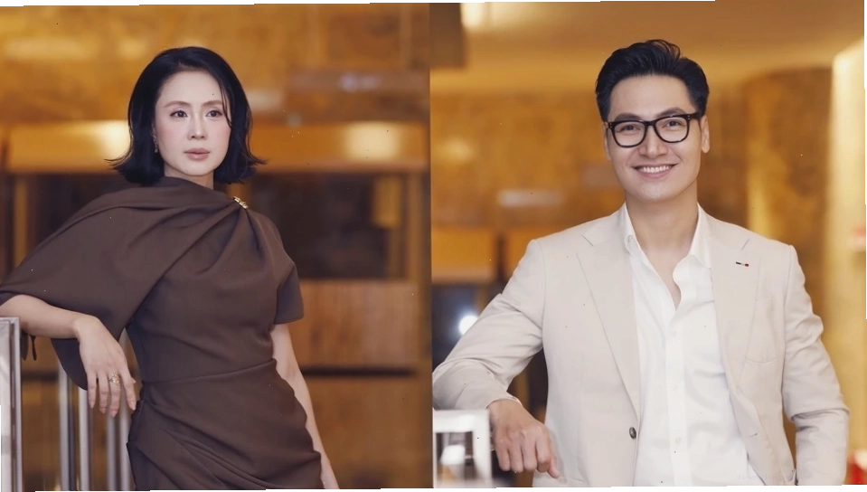 Mạnh Trường trong một buổi gặp gỡ người hâm mộ