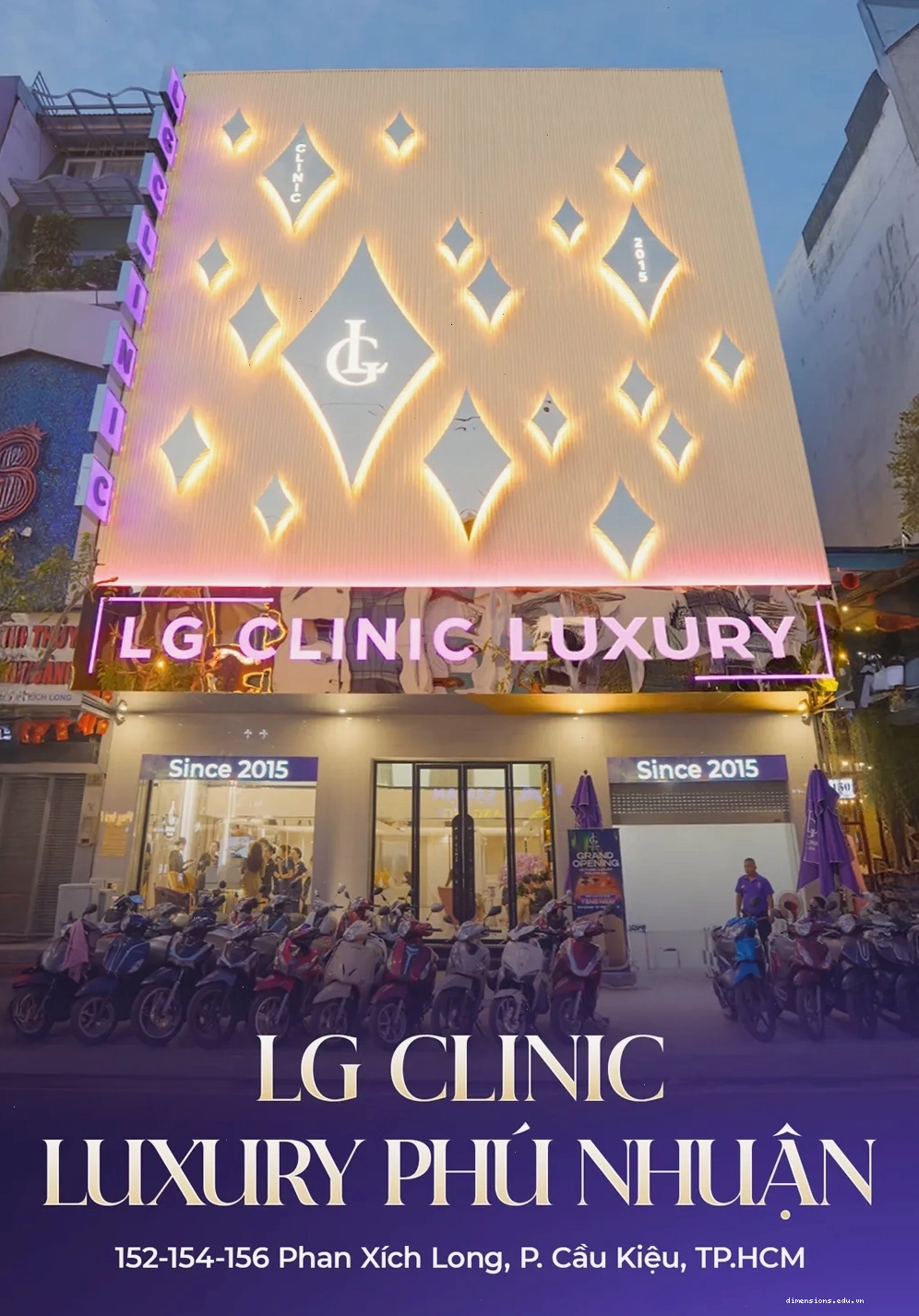 Mặt tiền LG Clinic Luxury Phú Nhuận