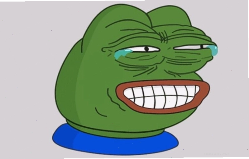 Meme ếch xanh thể hiện sự buồn rười rượi