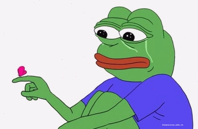 Meme ếch xanh với vẻ mặt tự mãn