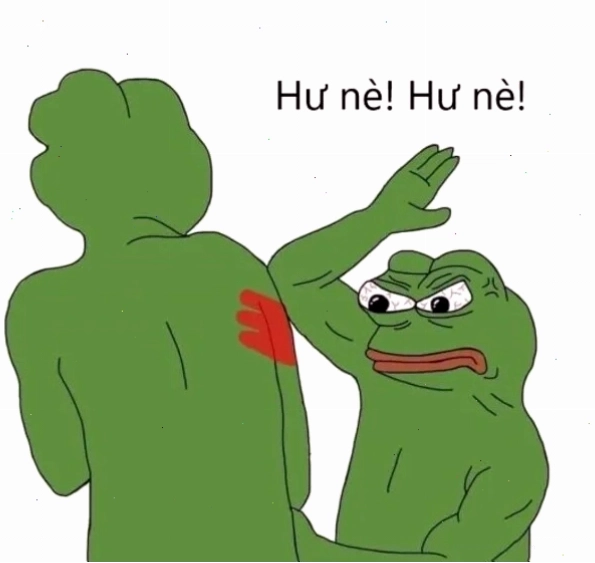 Meme thể hiện hành động đánh vai