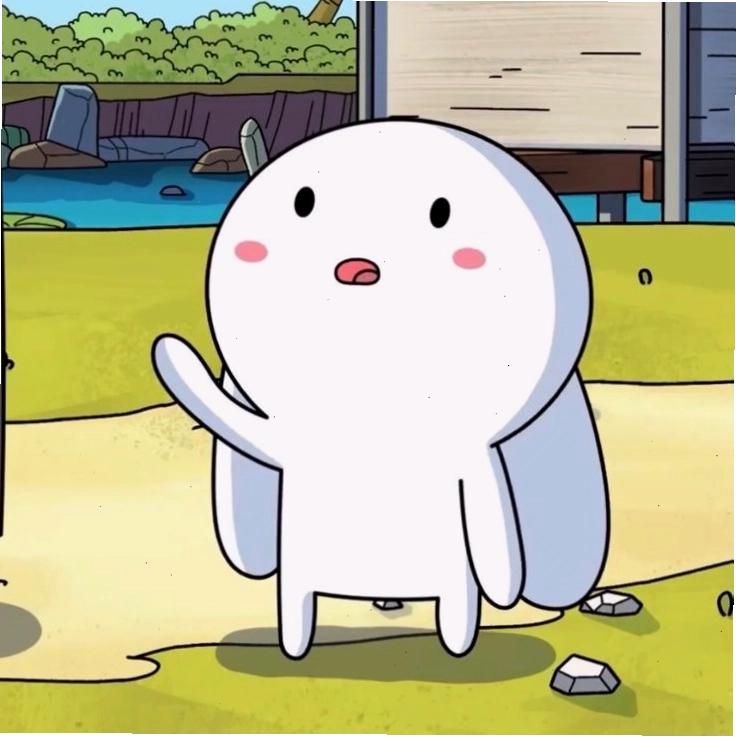 Meme thỏ bảy màu cười nhếch mép