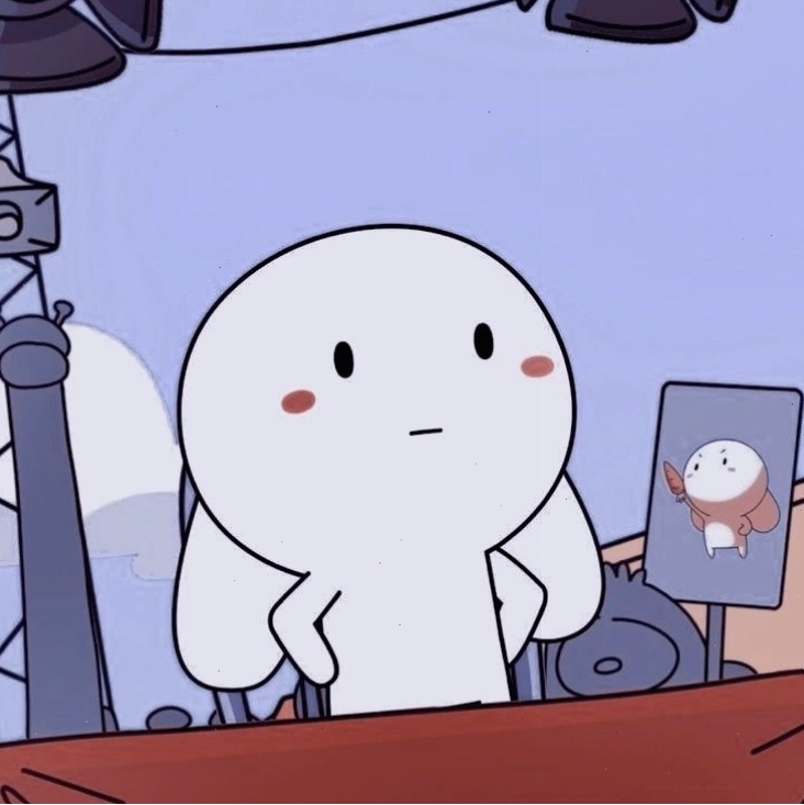 Meme thỏ bảy màu với ánh mắt thách thức