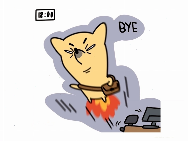 Meme về trạng thái sau giờ làm