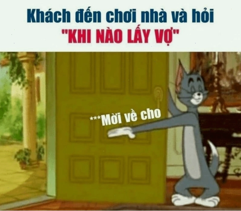 Mèo Tom mở cửa vui nhộn