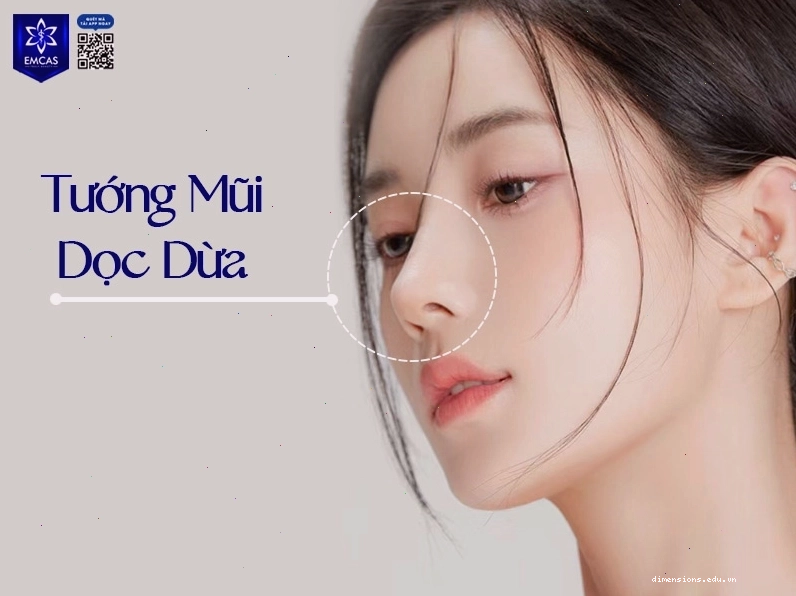 Mũi dọc dừa thanh thoát và hài hòa khuôn mặt