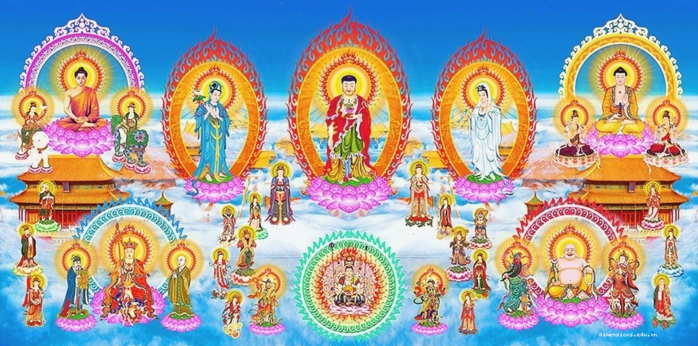 Phật tử chiêm nghiệm hình Phật đẹp có chữ
