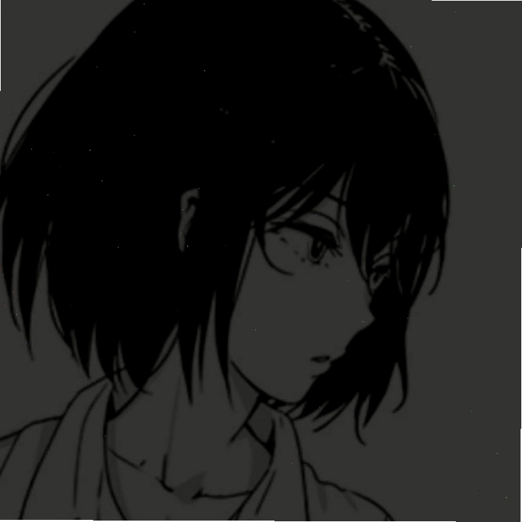 Sad anime girl avatar với cảm xúc u buồn và đầy yêu thương