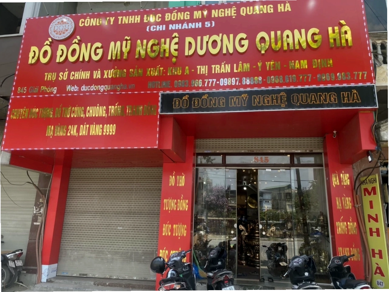 Showroom Đúc Đồng Dương Quang Hà tại TP.HCM