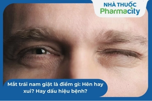 So sánh hiện tượng giật mắt trái ở nam và nữ