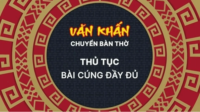 Sử dụng ngôn ngữ trang trọng và lịch sự khi viết văn khấn chuyển bàn thờ