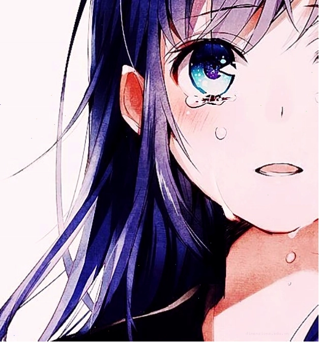 Tâm trạng buồn bã và cô đơn của nữ nhân vật anime
