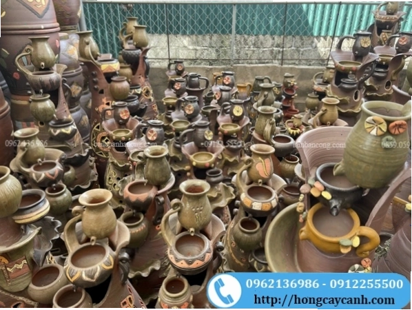 Thác nước phong thủy giá rẻ ngoài trời