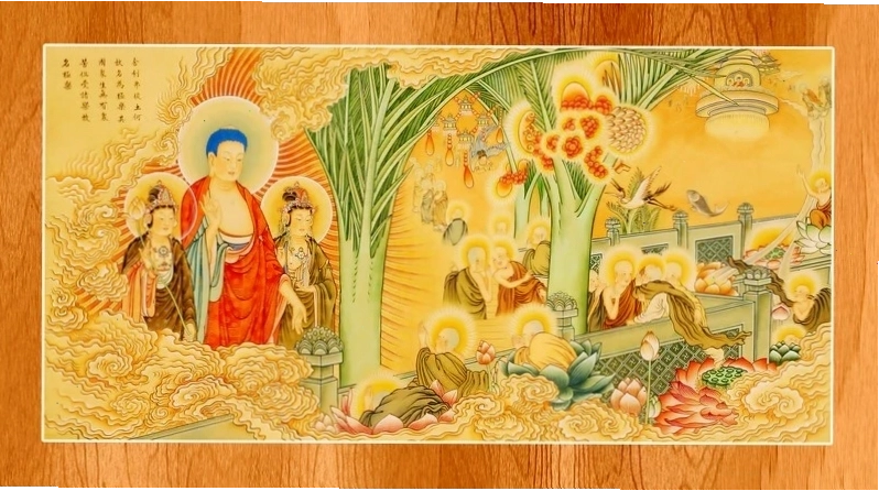 Trang kinh Phật A Di Đà với nhiều lời chú giải