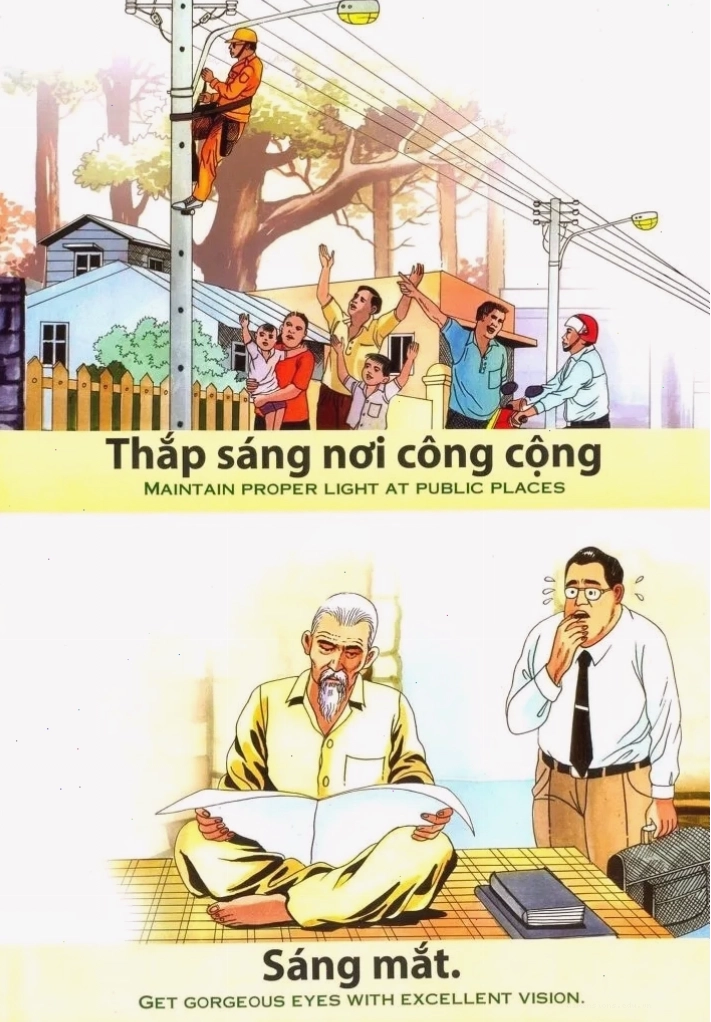 Tranh nhân quả báo ứng về nghiệp nói dối và hậu quả