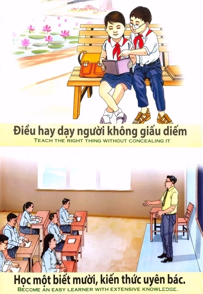 Tranh nhân quả thể hiện sự liên kết giữa các kiếp sống