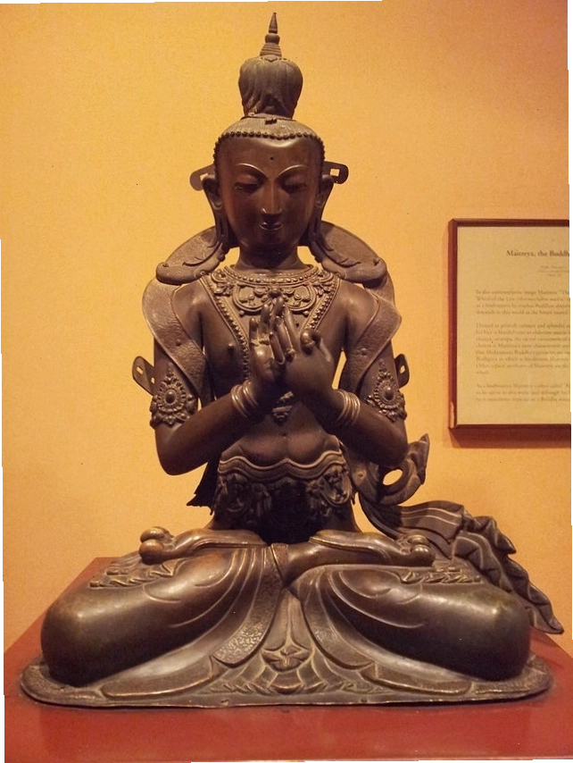 Tượng Di Lặc trong Mật tông, Viện bảo tàng Patan, Nepal