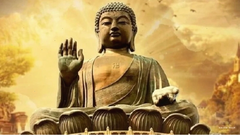 Tượng Phật A Di Đà trang nghiêm