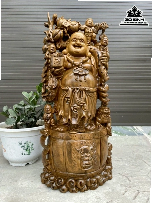 Tượng Phật Di Lặc biểu trưng cho sự sung túc