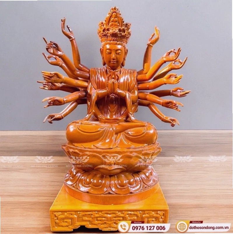 Tượng Phật Mẫu Chuẩn Đề thanh tịnh