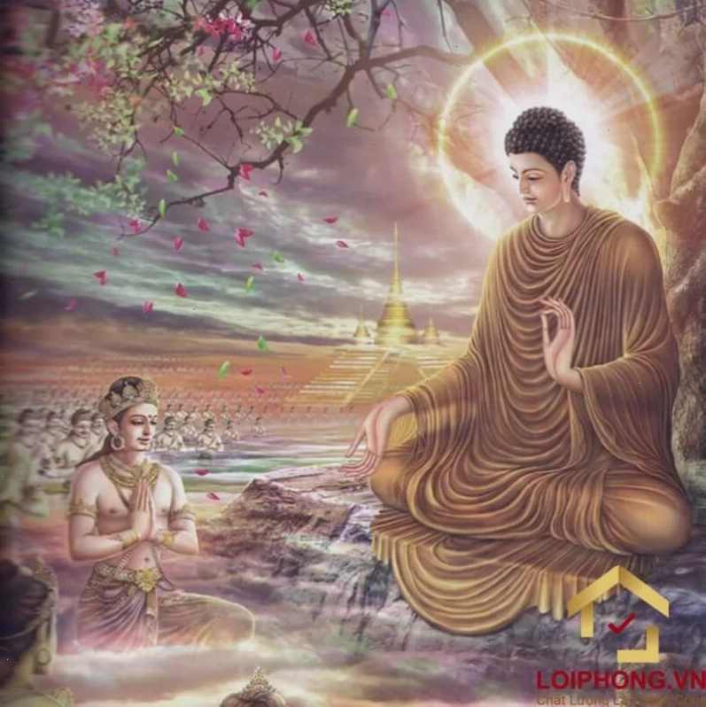 Tượng Phật Thích Ca Mâu Ni được bài trí trang nghiêm tại chùa