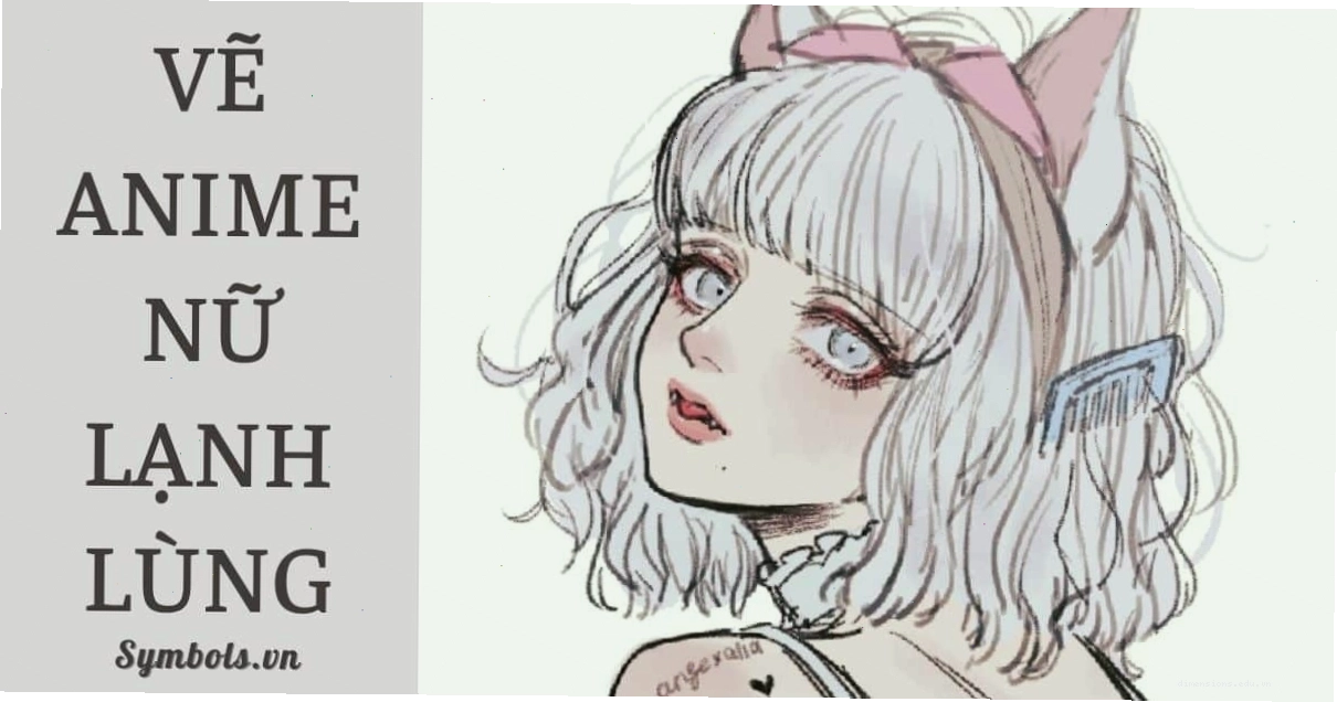 Vẽ anime nữ lạnh lùng