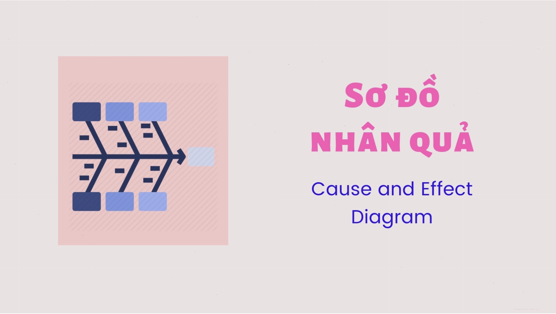 Ví dụ về biểu đồ nhân quả thể hiện mối liên hệ nguyên nhân và kết quả