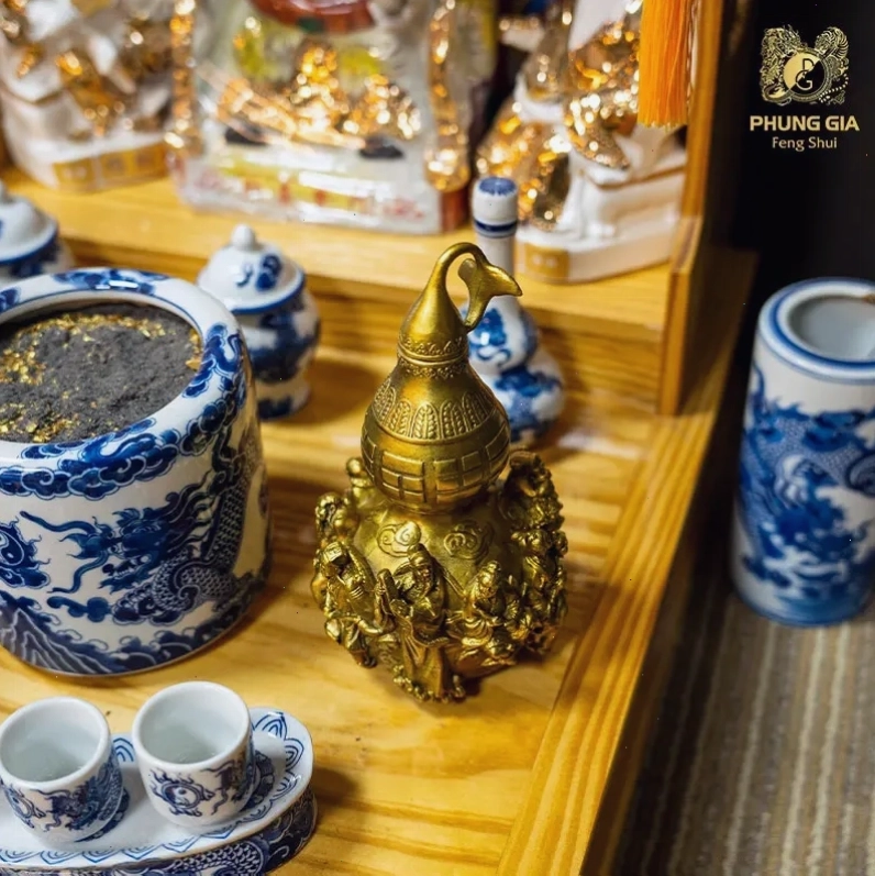 Vị trí đặt hồ lô phong thủy cân bằng không gian