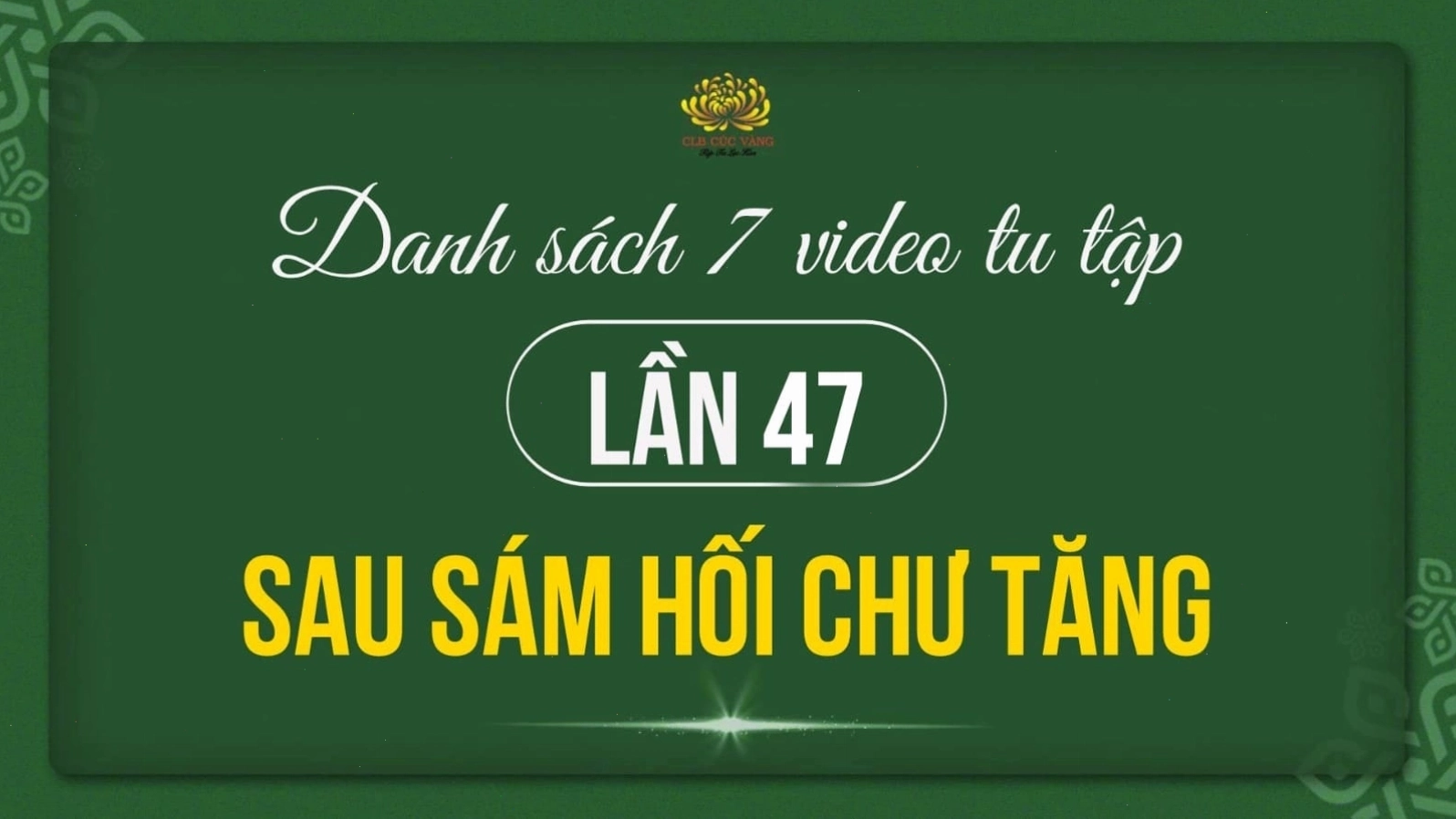 Video tu tập sau sám hối