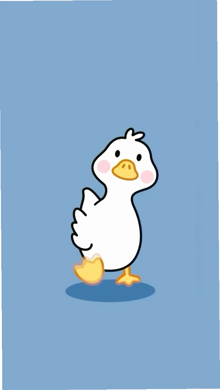 Vịt hoạt hình cute làm avatar