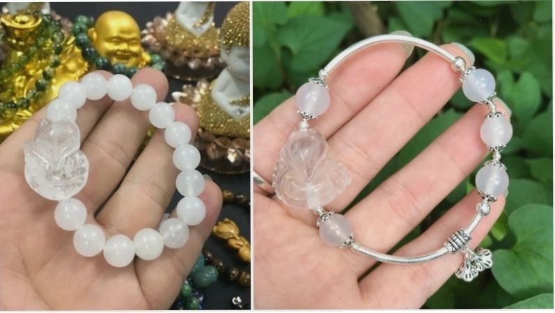Vòng phong thủy đá hồ ly