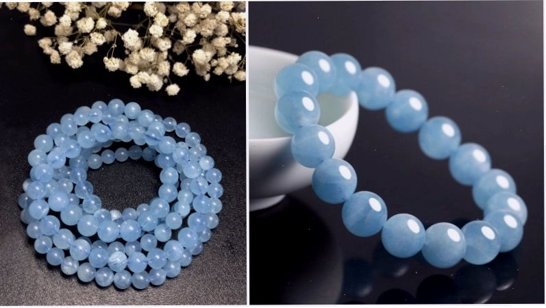 Vòng tay đá Aquamarine